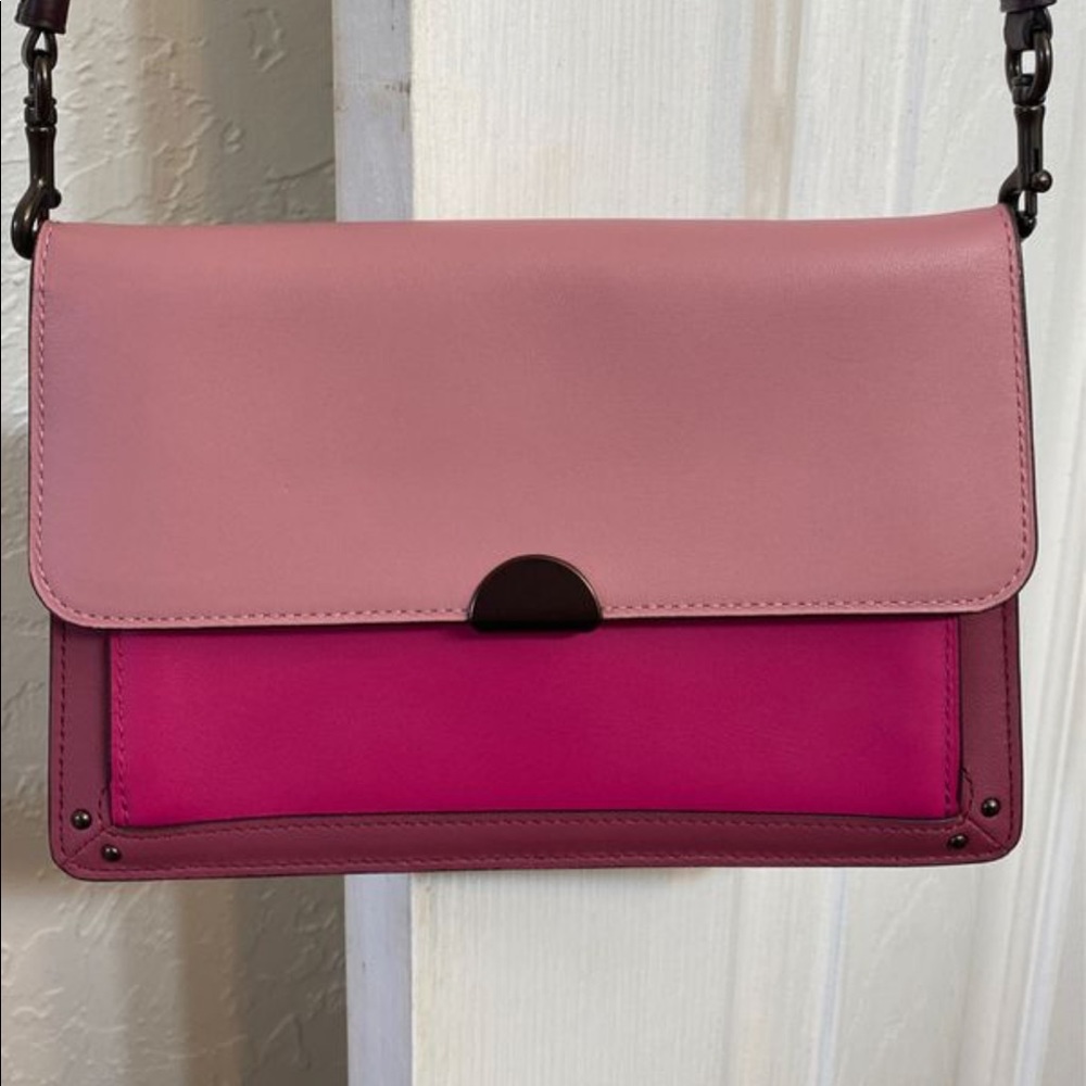 Coach color block crossbody